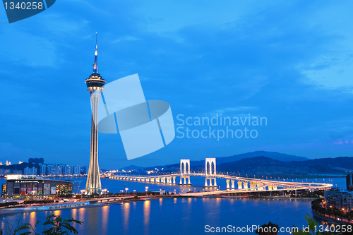 Image of Macau at night