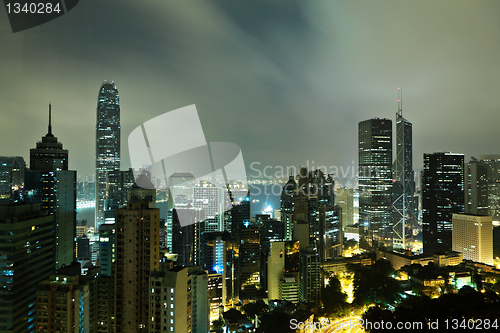 Image of Hong Kong at mid night
