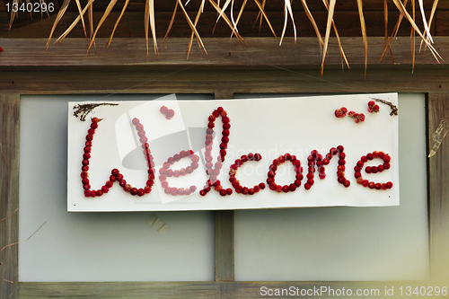 Image of welcome sign