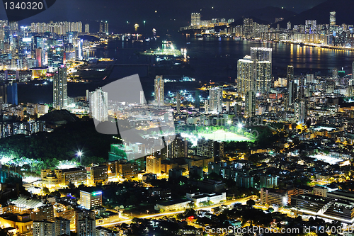 Image of kowloon at night