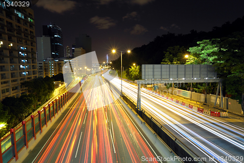 Image of Highway at night