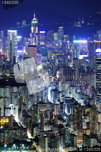 Image of Hong Kong at night