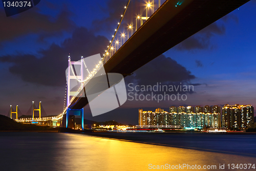 Image of Tsing Ma Bridge in Hong Kong