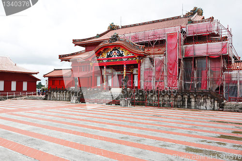 Image of Shuri Castle in Okinawa Japan