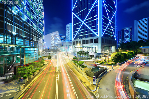 Image of traffic through downtown