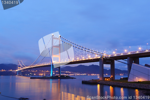 Image of Tsing Ma Bridge in Hong Kong
