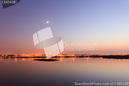 Image of The river and the city.