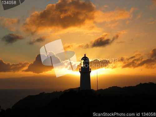 Image of Lighthouse sunset