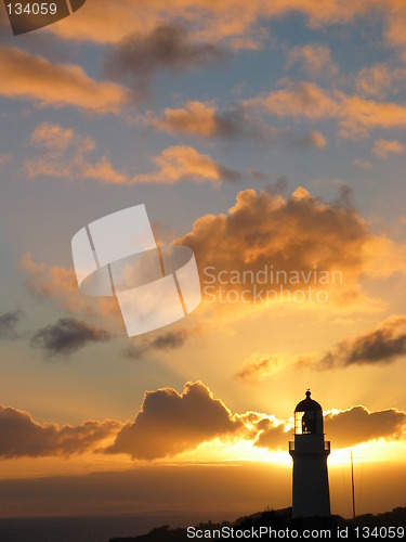 Image of Lighthouse sunset