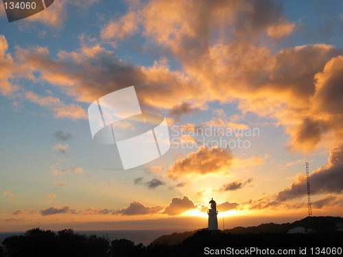 Image of Lighthouse sunset