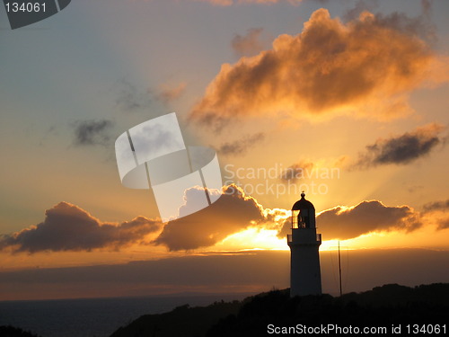 Image of Lighthouse sunset