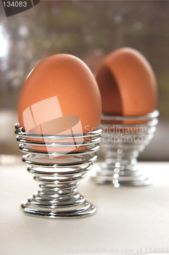 Image of dof eggs in egg cups