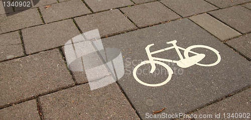 Image of bicycle road closeup