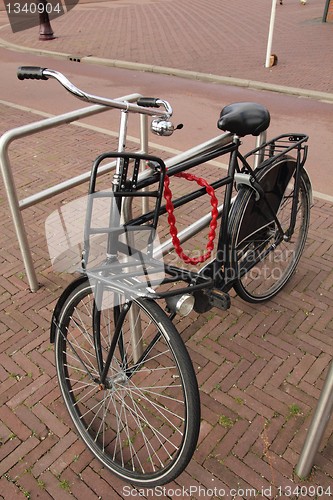 Image of black bicycle