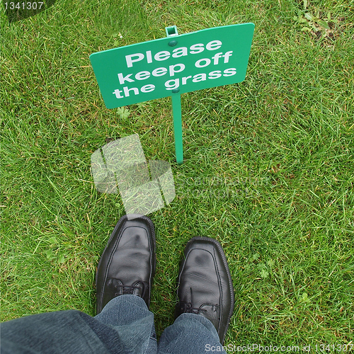 Image of Keep off the grass