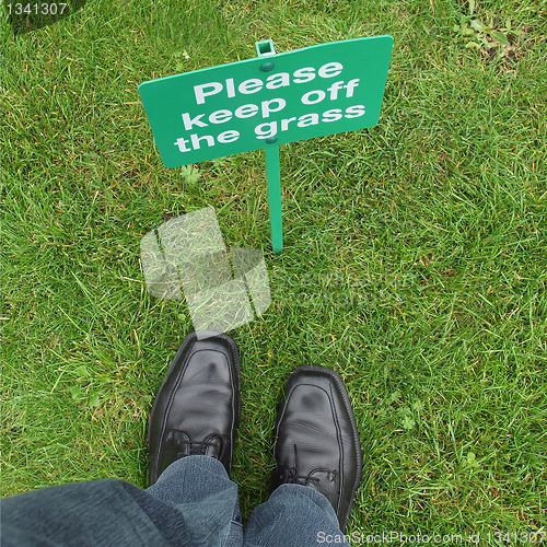 Image of Keep off the grass