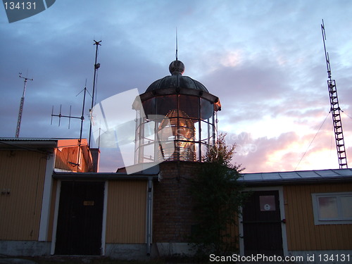 Image of Lighthouse in the sunset