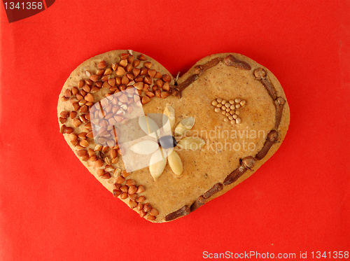 Image of Baked decorative heart