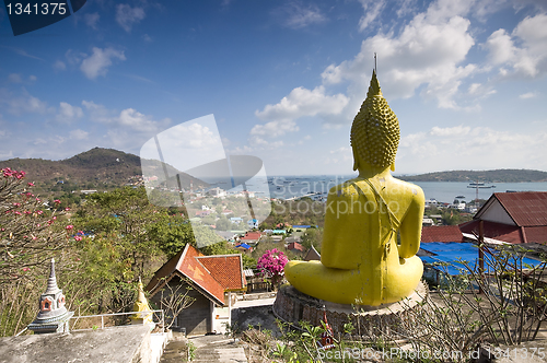 Image of Giant Buddha statue in Thailand