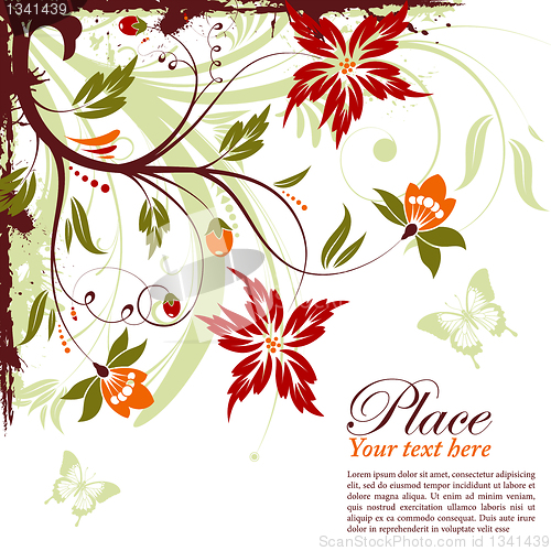 Image of Floral frame