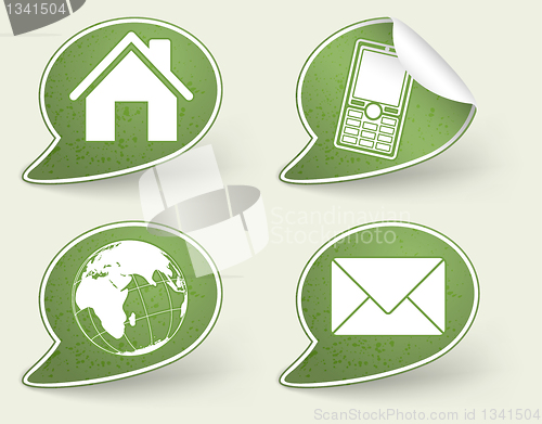 Image of Collect Sticker with Internet Icon