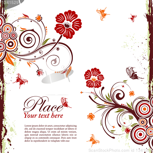 Image of Floral frame