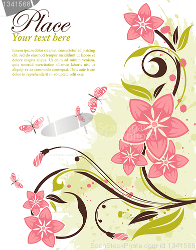 Image of Floral frame