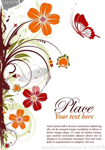 Image of Floral frame