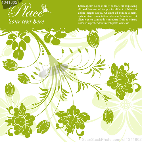 Image of Floral frame