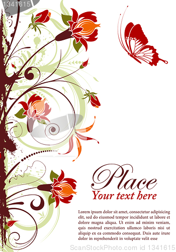 Image of Floral frame