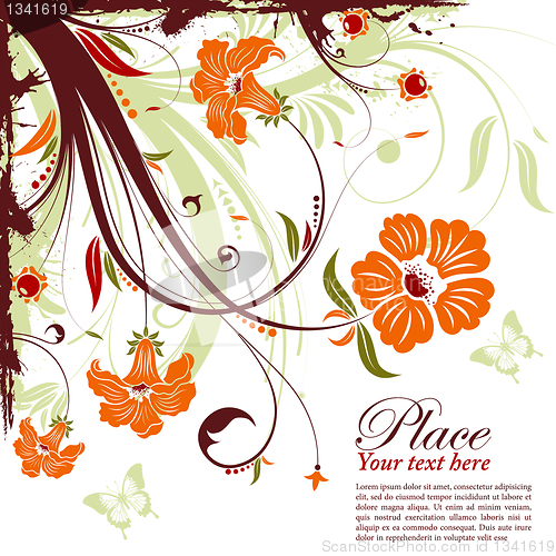 Image of Floral frame