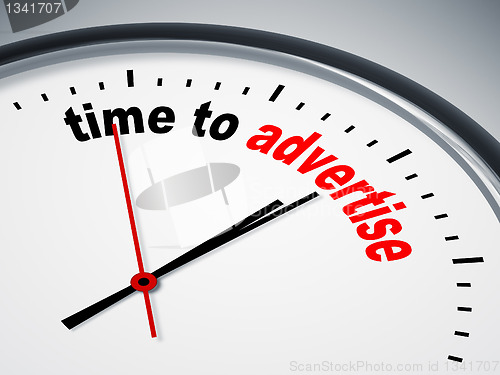 Image of time to advertise