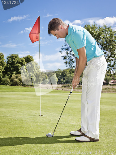 Image of golf player