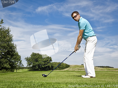 Image of golf player