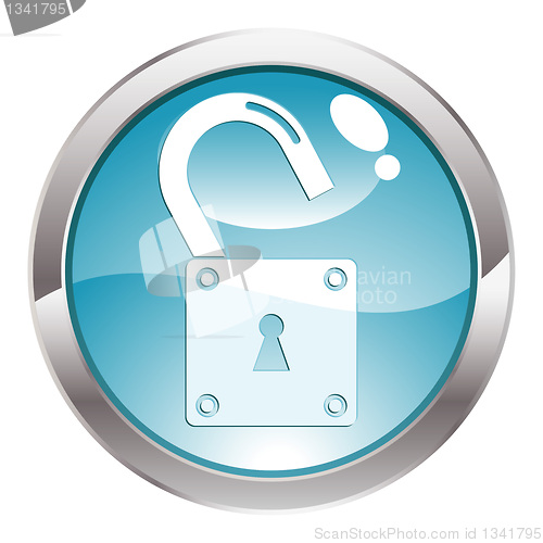 Image of Gloss Button with Lock
