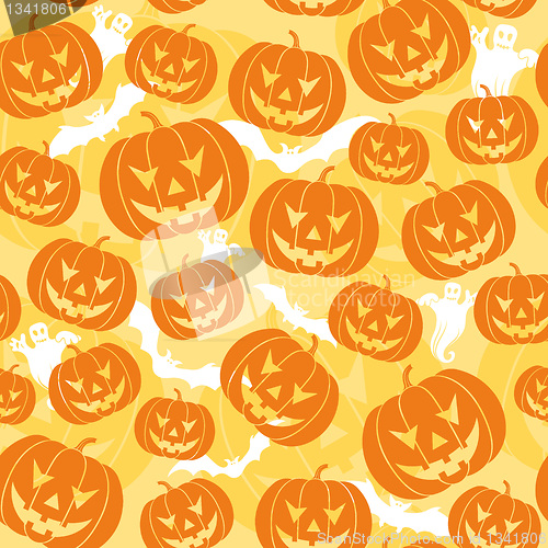 Image of Halloween seamless background