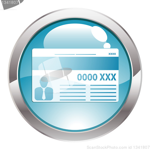 Image of Gloss Button with Credit Card