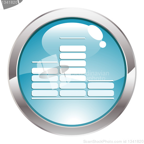 Image of Gloss Button with Equalizer
