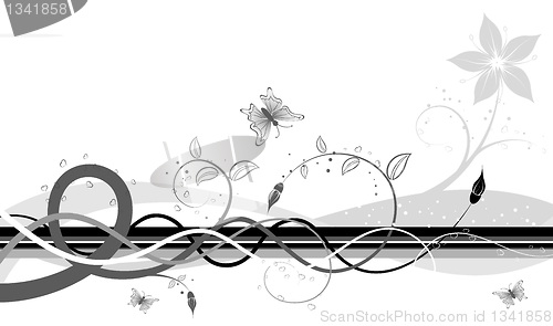 Image of Abstract floral chaos