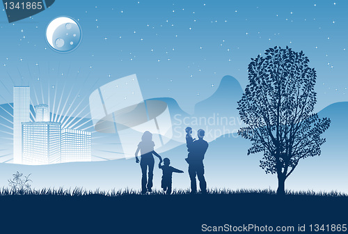 Image of Night urban scene