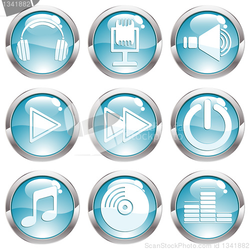 Image of Set Music Gloss Button