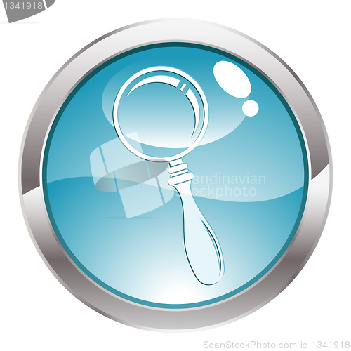 Image of Gloss Button with magnifier