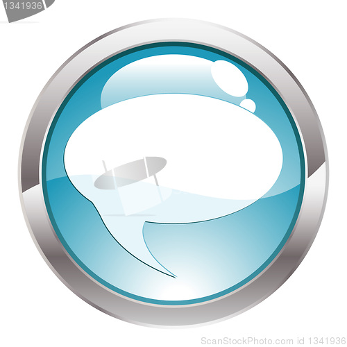 Image of Gloss Button with Bubble