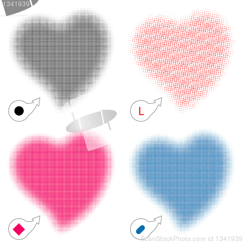 Image of Halftone heart