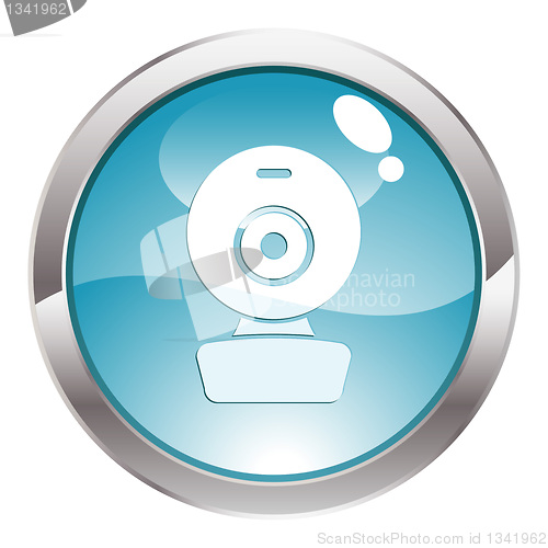 Image of Gloss Button with web cam