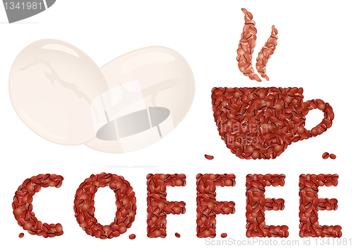 Image of Coffee cup and Letter