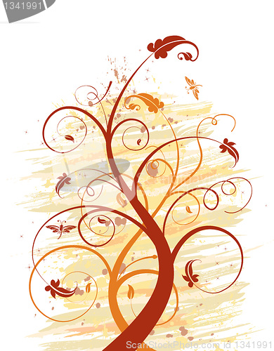 Image of Abstract floral chaos