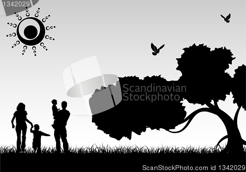 Image of Silhouette Family
