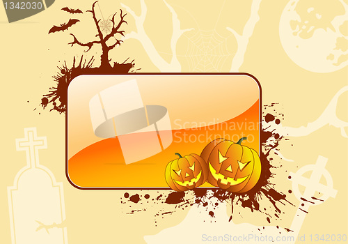 Image of Grunge Halloween frame