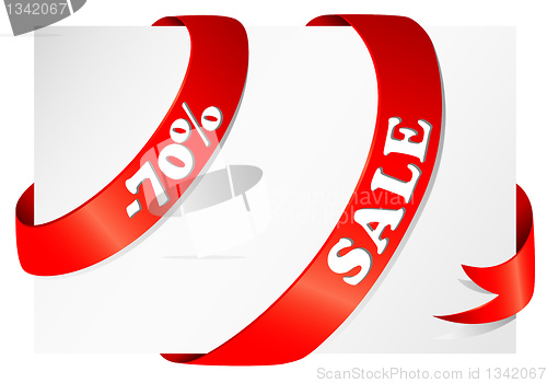 Image of Ribbon with Sale